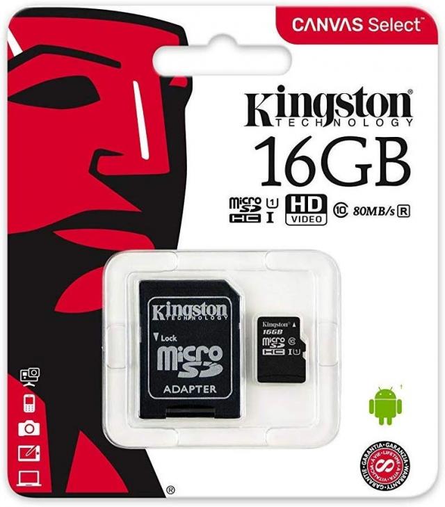 USB memorije i Memorijske kartice - KINGSTON 16GB MicroSDHC Class10 - Avalon ltd