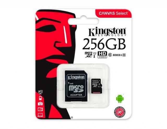 USB memorije i Memorijske kartice - KINGSTON 256GB MicroSDHC Class10 - Avalon ltd