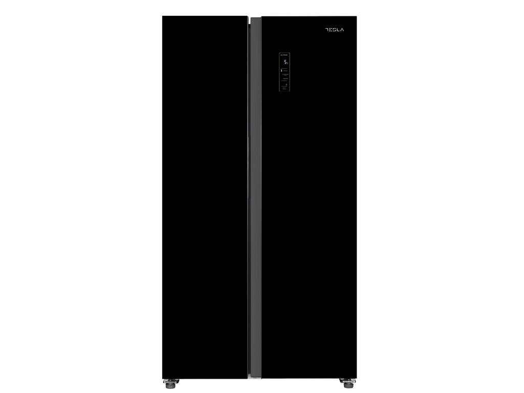 Veliki kućni aparati - Tesla RB4300FHBE side-by-side frižider, zapremina 291l+148l, No Frost, displej, 90x59x177, black - Avalon ltd