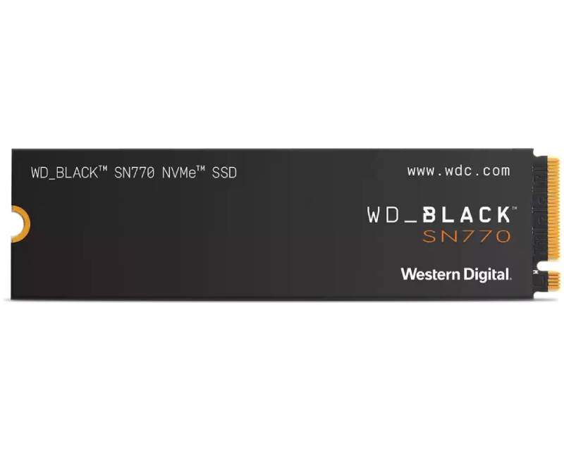 Računarske komponente - WD 500GB M.2 NVMe SSD Gen4 WDS500G3X0E SN770 Black - Avalon ltd